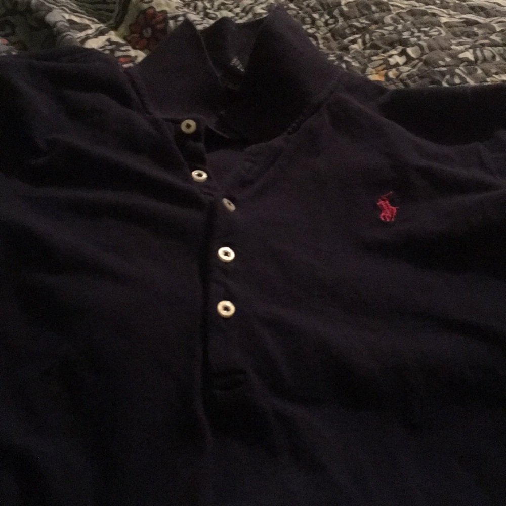 Polo dress with ruffles at the hem size 12/14